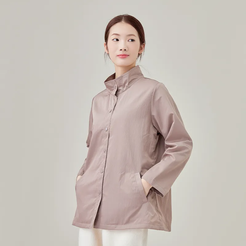 Женская верхняя одежда, окрашенная нейлоновая ткань.03-03