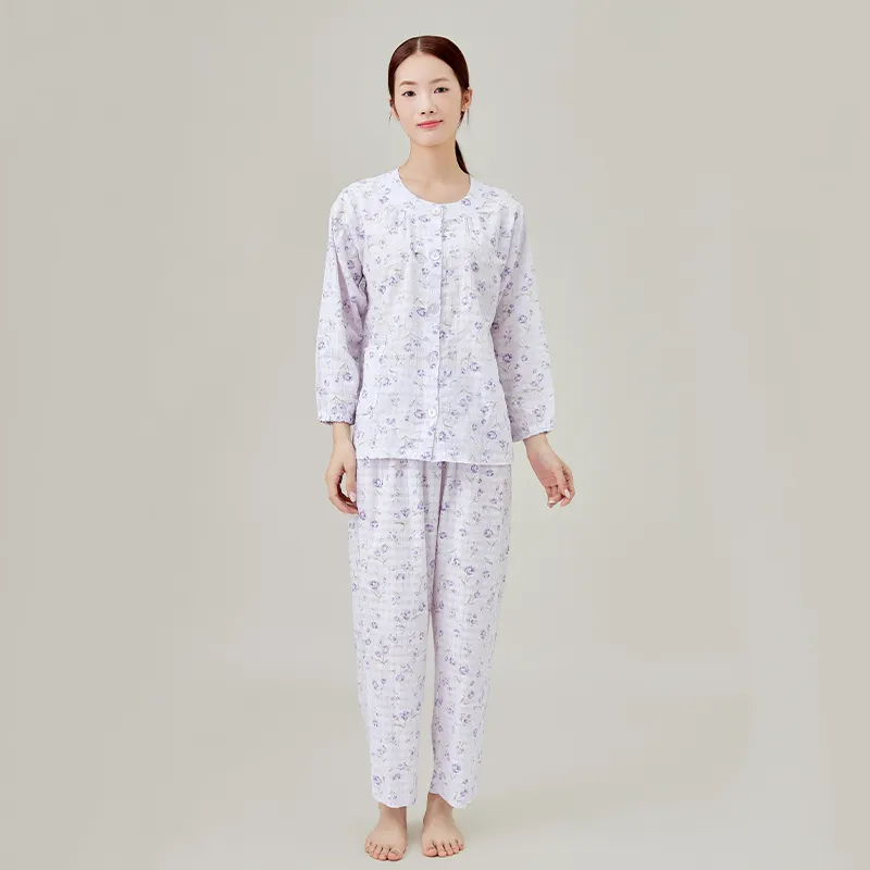 Женская пижама, жаккардовый креп с принтом.32