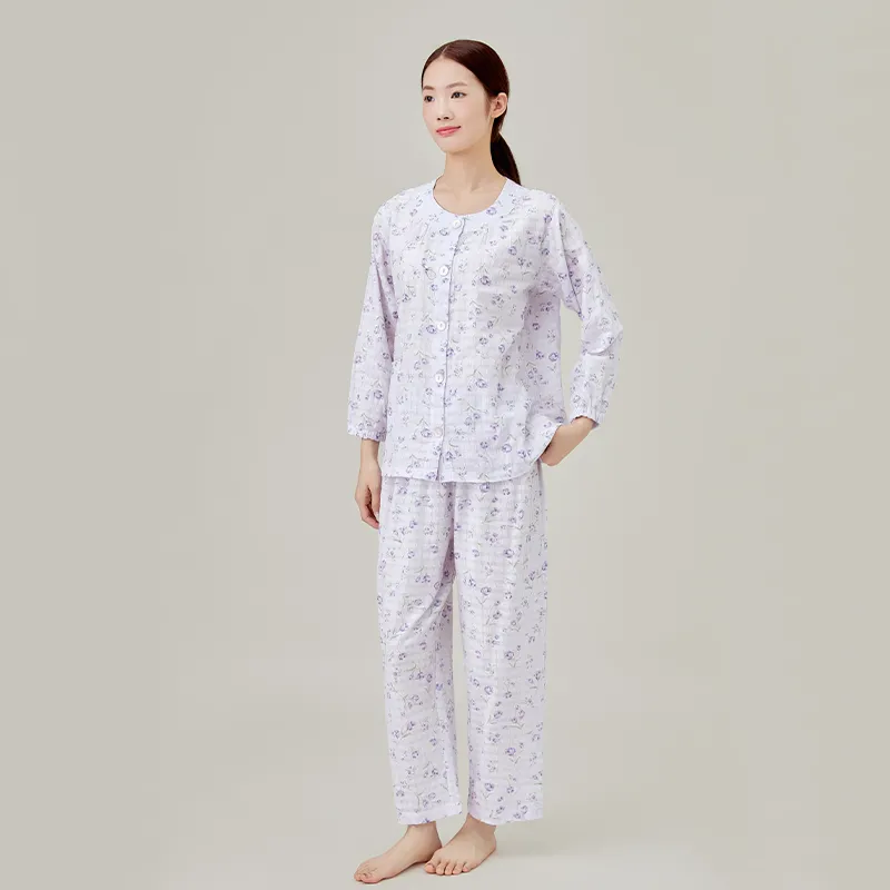 Женская пижама, жаккардовый креп с принтом.33