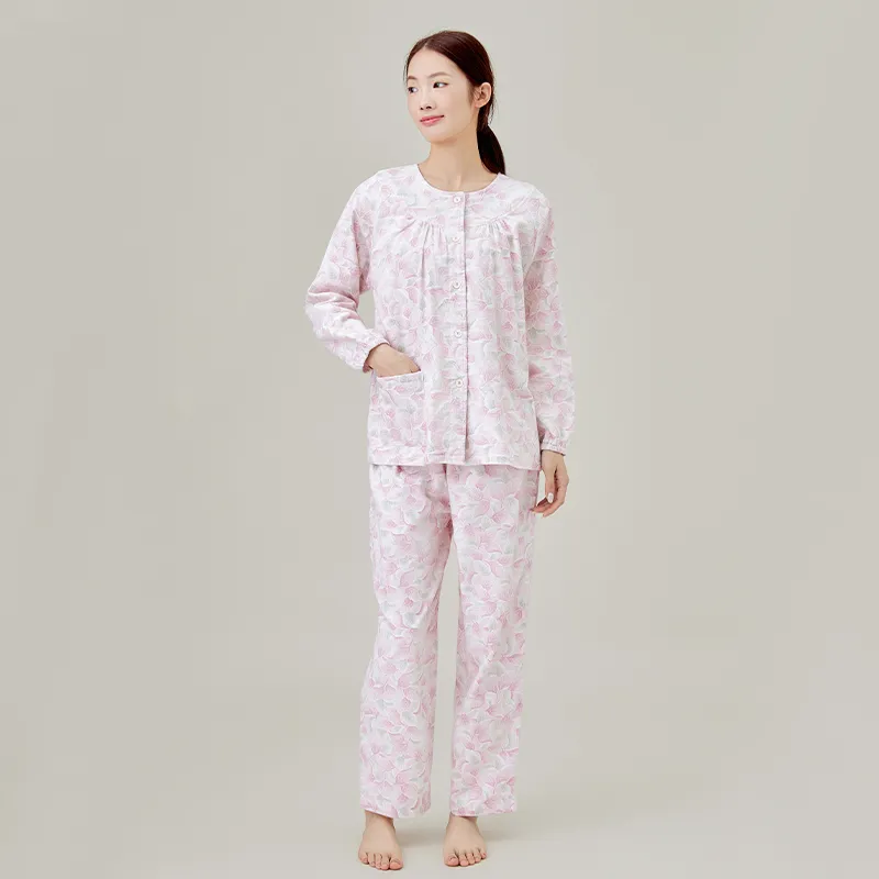 Женская пижама, фланель с принтом.52