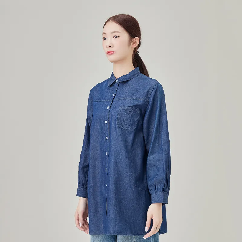 Женская рубашка из 100% хлопка.2