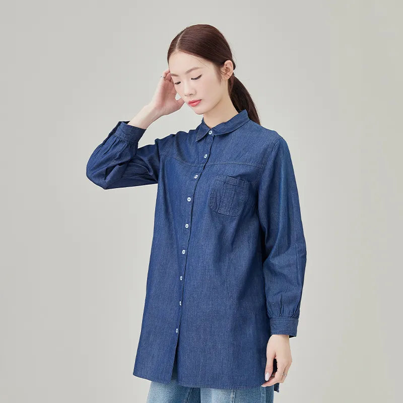 Женская рубашка из 100% хлопка.3